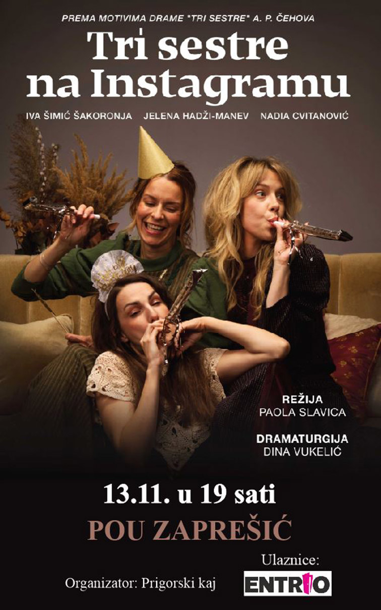 tri sestre na instagramu-plakat